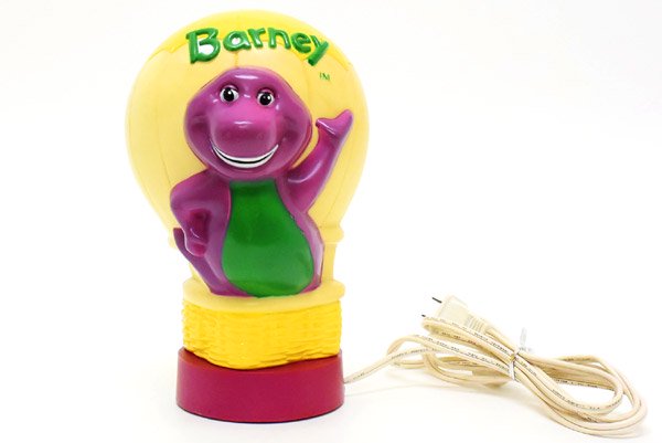 ビンテージ 90s Barney バーニー 卓上 ライト 置物 人形 フィギュア