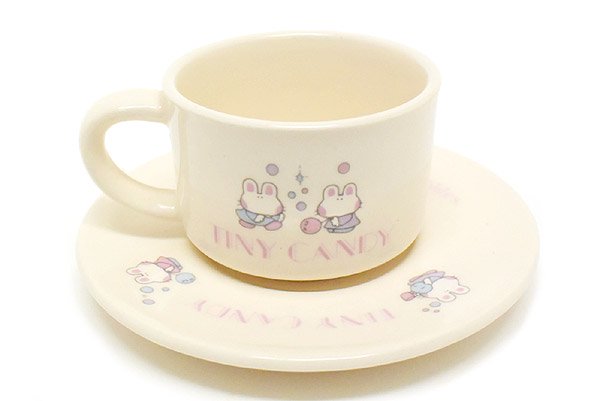 TINY CANDY/タイニーキャンディ・Victoria Fancy/ビクトリアファンシー・ Cup and  Saucer・陶器製カップ＆ソーサー・ピンク・GAKKEN/学研 - KNot a TOY/ノットアトイ