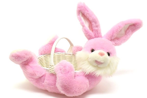 Bunny Basket/バニーバスケット・ウサギ・ぬいぐるみ・Easter/イースター・ピンク - KNot a TOY/ノットアトイ