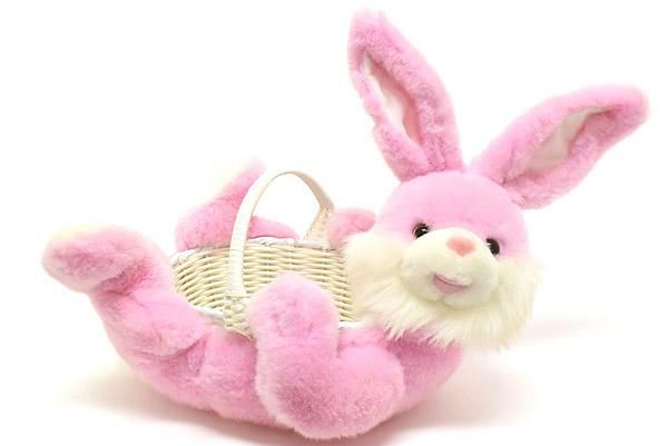 Bunny Basket バニーバスケット ウサギ ぬいぐるみ Easter イースター ピンク おもちゃ屋 Knot A Toy ノットアトイ Online Shop In 高円寺