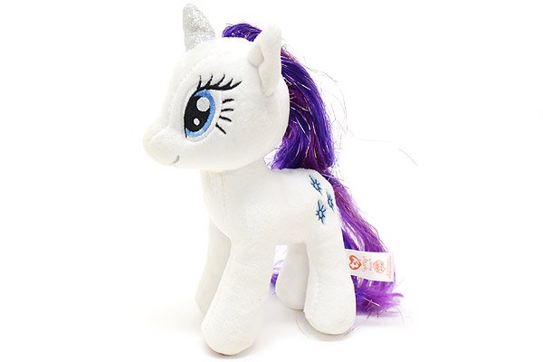 My Little Pony/マイリトルポニー G4・TY The Beanie Babies Collection・Rarity/ラリティ・ぬいぐるみ・約16cm  - KNot a TOY/ノットアトイ