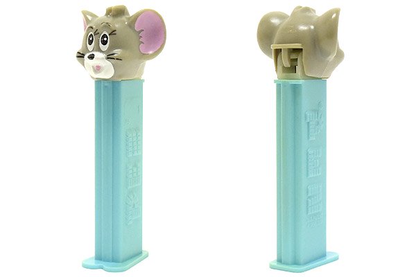 PEZ/ペッツ・Candy Dispenser/キャンディーディスペンサー 「TOM&JERRY/トム＆ジェリー・TUFFY/タフィー」  ライトブルー・ヤケ有 - KNot a TOY/ノットアトイ