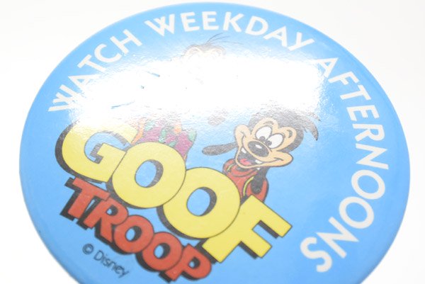 Disney/ディズニー・Vintage Button Badge/ビンテージ缶バッジ 「GOOF