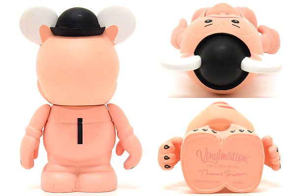 Vinylmation/バイナルメーション・TOY STORY Series/トイストーリーシリーズ「Dr.Pork  Chop/ドクターポークチョップ(ハム)・Chaser/チェイサー」3”・本体のみ - KNot a TOY/ノットアトイ