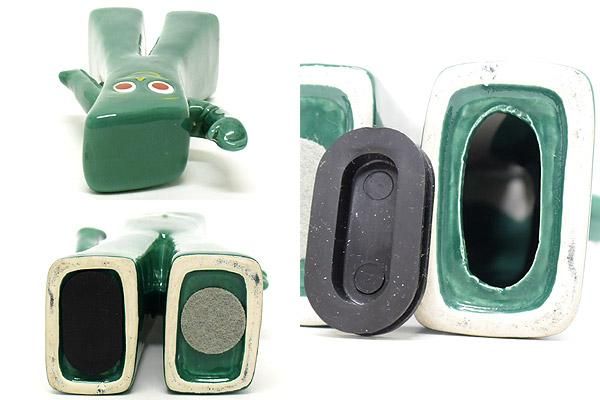 GUMBY/ガンビー・陶器製・COIN BANK/コインバンク/貯金箱・16.2cm