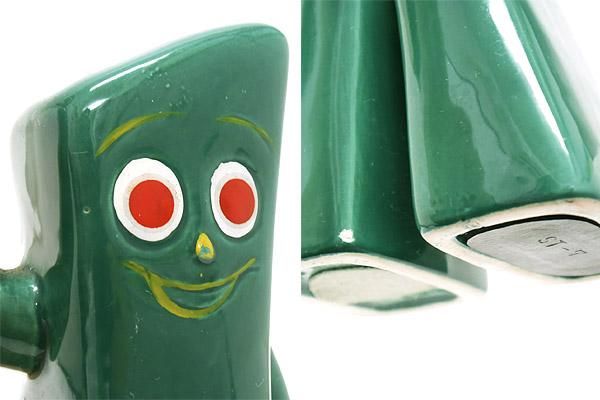 GUMBY/ガンビー・陶器製・COIN BANK/コインバンク/貯金箱・16.2