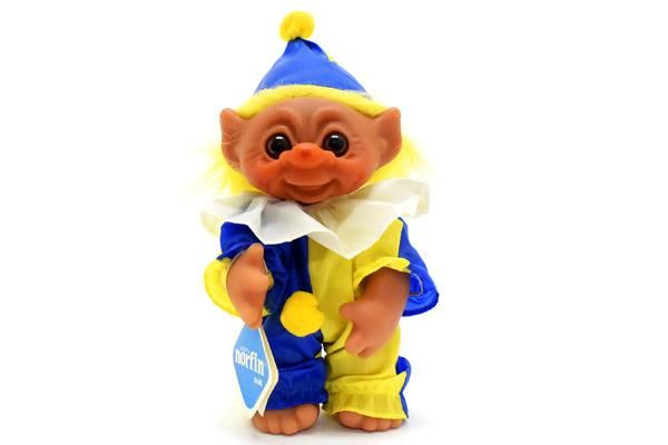 Troll トロール人形 Dam Norfin ダム ノーフィン イエロー L Clown クラウン ピエロ 7cm 1977年 おもちゃ屋 Knot A Toy ノットアトイ Online Shop In 高円寺