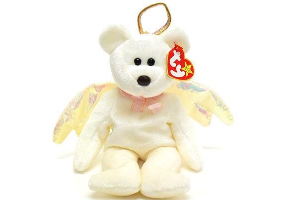 Ty Beanie Baby ビーニーベイビー ぬいぐるみ クマ Halo 天使 エンジェル ホワイト 誕生日 8月31日 おもちゃ屋 Knot A Toy ノットアトイ Online Shop In 高円寺