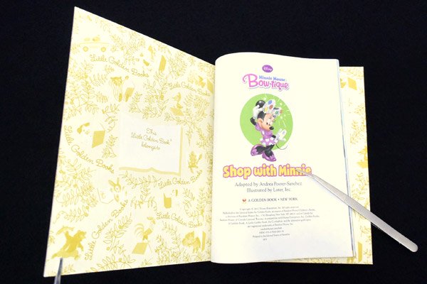 a Little Golden Book/ゴールデンブック・洋書絵本「Disney Minnie