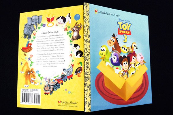 a Little Golden Book/ゴールデンブック・洋書・絵本 「Disney Pixar/ディズニーピクサー・TOY  STORY3/トイストーリー３」 - KNot a TOY/ノットアトイ