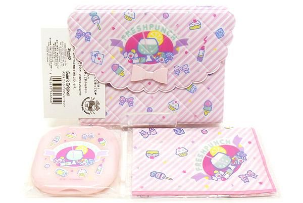 フレッシュパンチセット Freshpunch/フレッシュパンチ・Case & Comb ＆ Mirror & Handkerchief