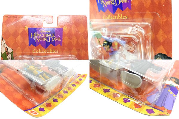 Disney/ディズニー・THE HUNCHBACK OF NOTRE DAME/ノートルダムの鐘・Mattel/マテルCollectibles PVC フィギュア「エスメラルダ＆フィーバス＆フロロー」 - KNot a TOY/ノットアトイ