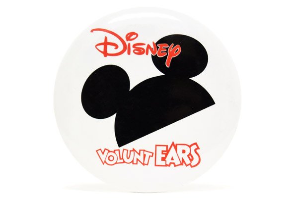 Disney ディズニー Vintage Button Badge ビンテージ缶バッジ Disney Volunt Ears ディズニー ボランティアーズ ボランティア おもちゃ屋 Knot A Toy ノットアトイ Online Shop In 高円寺