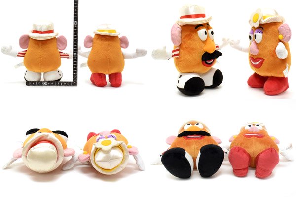 Tokyo Disney Resort/東京ディズニーリゾート・Hasbro/ハズブロ・Mr.u0026Mrs.Potato Head/ミスターアンド ミセスポテトヘッド・ぬいぐるみ２体セット・20cm - KNot a TOY/ノットアトイ