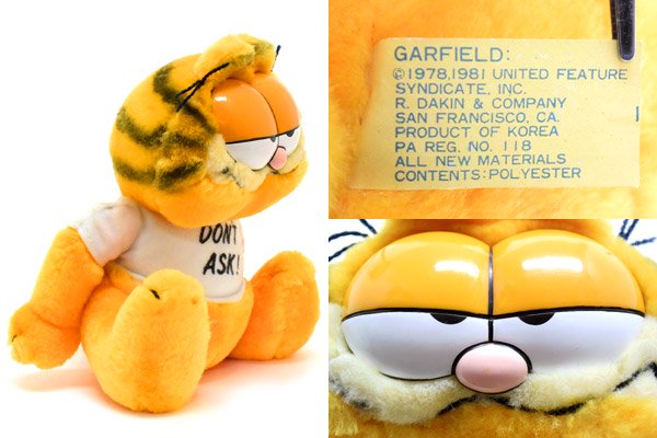 Garfield/ガーフィールド・R,DAKIN&COMPANY/デーキン・Plush