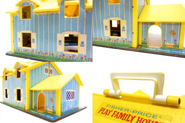 Fisher-Price Toys/フィッシャープライストイズ・LITTLE PEOPLE/リトルピープル 「PLAY FAMILY HOUSE /プレイファミリーハウス/家」 1969年・難多々有 - KNot a TOY/ノットアトイ