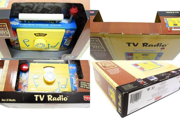 完動品/FISHER PRICE TOYSフィッシャープライス/オルゴールラジオ フィッシャープライス ラジオ型オルゴール 1981年 - メルカリ