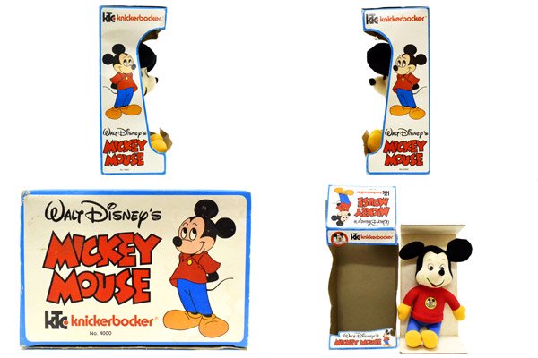 Walt Disney S Mickey Mouse Club ウォルトディズニーミッキーマウスクラブ Knickerbocker ニッカボッカ Mickey Mouse ミッキーマウス 箱有 変色有 Knot A Toy ノットアトイ