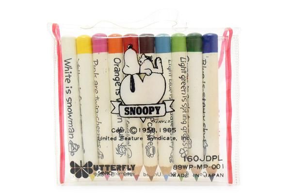スヌーピー ミニ色鉛筆 スヌーピー ミニ色鉛筆 PEANUTS スヌーピー ミニ色鉛筆セット 新品