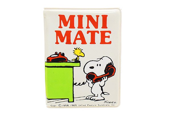 PEANUTS/ピーナッツ・SNOOPY MINI MATE/スヌーピーミニメイト・電話帳