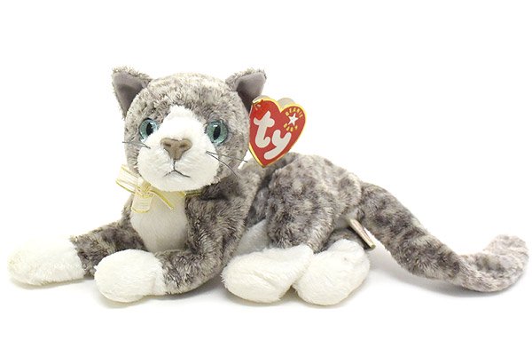 TY Beanie Baby/ビーニーベイビ・ ぬいぐるみ・キティ/ネコ・Purr