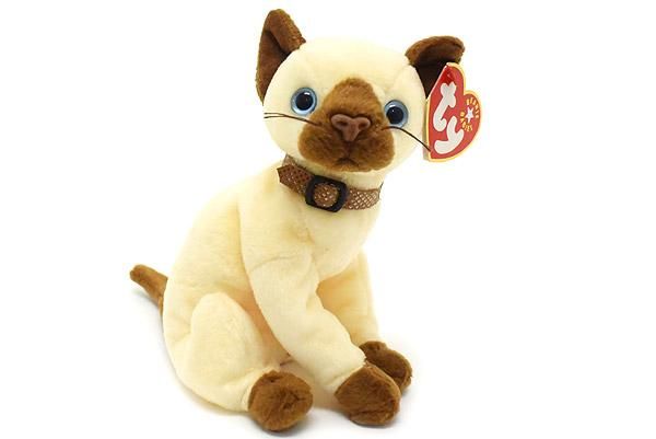 Ty Beanie Baby ビーニーベイビ ぬいぐるみ キティ ネコ Siam クリーム ブラウン 誕生日 10月19日 おもちゃ屋 Knot A Toy ノットアトイ Online Shop In 高円寺