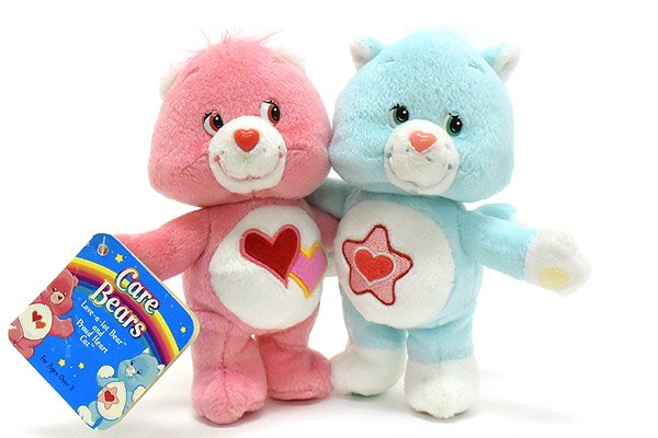 Care Bears/ケアベア・ぬいぐるみ・Love-a-lot Bear and Proud Heart 