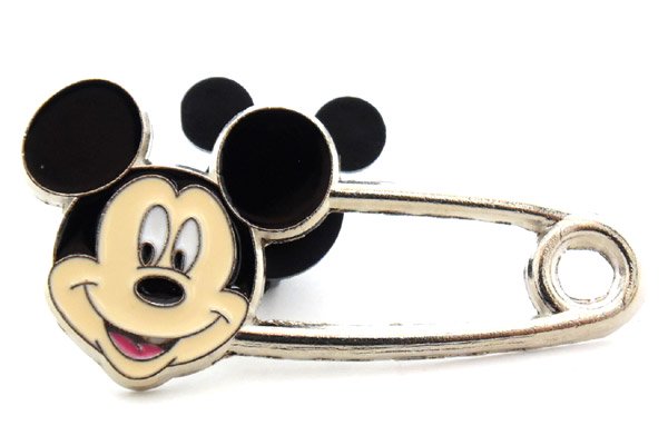 US.Disneyparks/ディズニーパーク・Safety Pin/セーフティー/安全ピン・Pin Badge/ピンバッジ 「Mickey  Mouse/ミッキーマウス」 - KNot a TOY/ノットアトイ