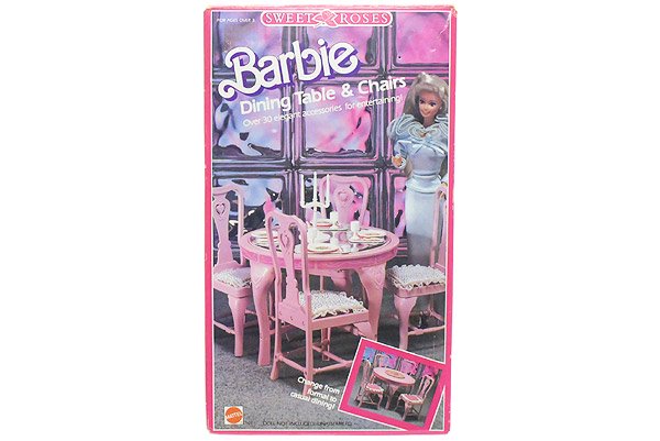 Barbie/バービー・Sweet Rose Dining Table & Chairs(4775