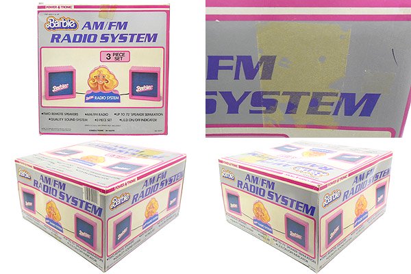 Barbie/バービー・AM/FM RADIO SYSTEM/ラジオシステム・1984年・POWER 