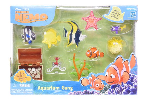 finding nemo aquarium gang toys