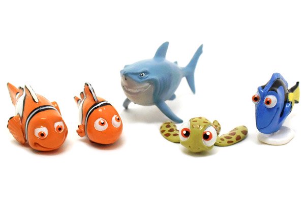 Disney Pixar ディズニーピクサー Finding Nemo ファインディングニモ ミニpvcフィギュア5体セット おもちゃ屋 Knot A Toy ノットアトイ Online Shop In 高円寺