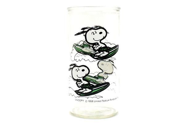 Peanuts ピーナッツ Kraft Jelly Jar クラフトジェリージャー Glass グラス 瓶 Snoopy スヌーピー Surfing サーフィン 縦14 2cm おもちゃ屋 Knot A Toy ノットアトイ Online Shop In 高円寺