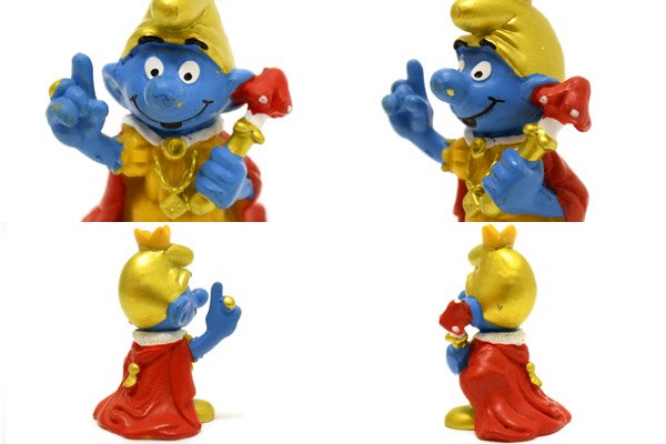 SMURFS/スマーフ・PVC Figure/フィギュア 「スマーフ・ Emperor/エンペラー・皇帝」 20046 - KNot a  TOY/ノットアトイ