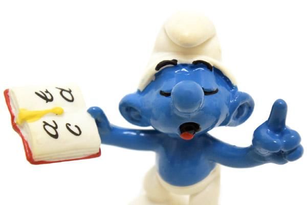 SMURFS/スマーフ・PVC Figure/フィギュア 「スマーフ・Teacher 