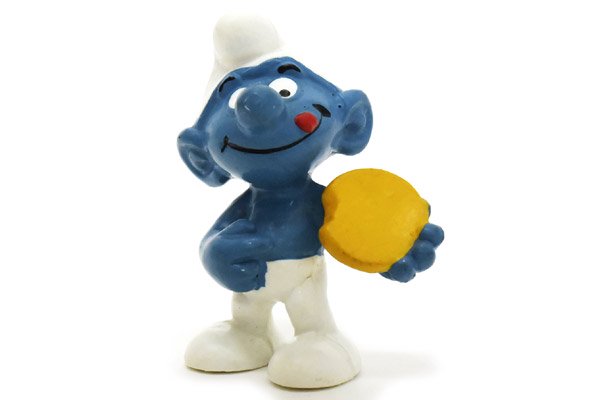 SMURFS/スマーフ・PVC Figure/フィギュア 「スマーフ・Biscuit/ビスケット/クッキー」 20080 - KNot a  TOY/ノットアトイ