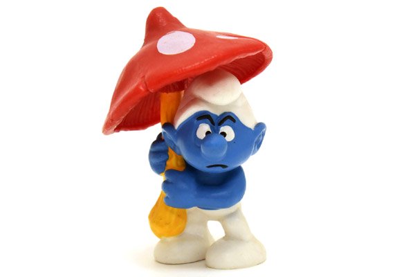 SMURFS/スマーフ・PVC Figure/フィギュア 「スマーフ・Umbrella 