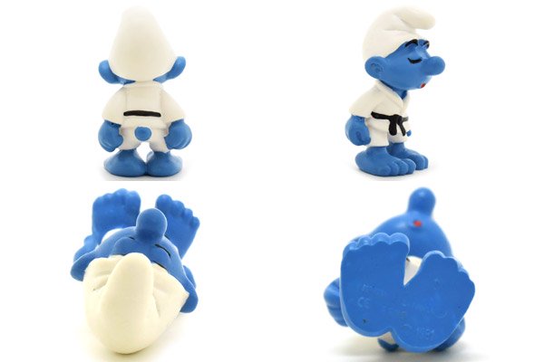 SMURFS/スマーフ・PVC Figure/フィギュア 「スマーフ・Judo/柔道」 20134 - KNot a TOY/ノットアトイ