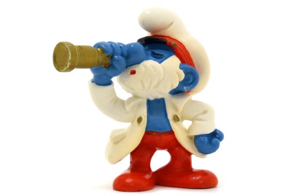 SMURFS/スマーフ・PVC Figure/フィギュア 「Papa Smurf/パパスマーフ・Captain/キャプテン・船長」 20141 -  KNot a TOY/ノットアトイ