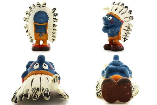SMURFS/スマーフ・PVC Figure/フィギュア 「スマーフ・Indian
