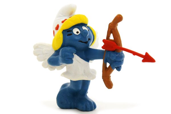 SMURFS/スマーフ・PVC Figure/フィギュア 「Smurfette/スマーフェット・Valentine/バレンタイン・天使」 20156  - KNot a TOY/ノットアトイ