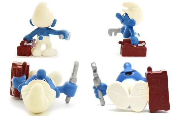 SMURFS/スマーフ・PVC Figure/フィギュア 「スマーフ・Plumber 