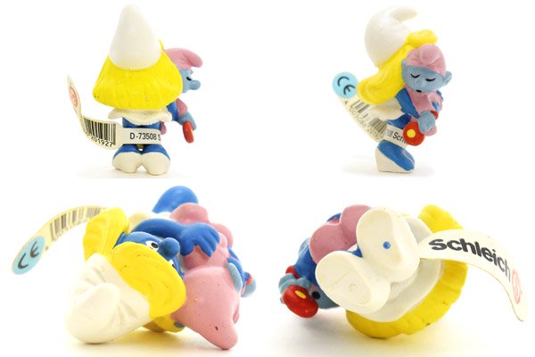 SMURFS/スマーフ・PVC Figure/フィギュア 「Smurfette with Baby 