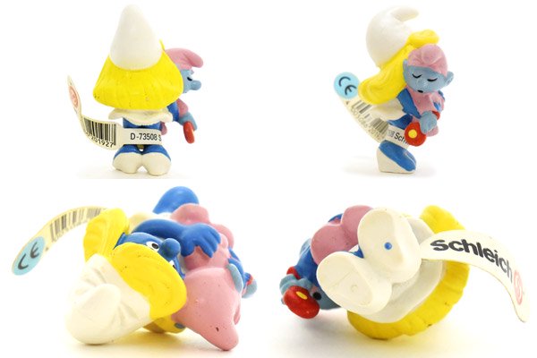 SMURFS/スマーフ・PVC Figure/フィギュア 「Smurfette with Baby