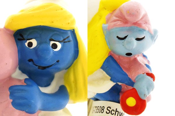 SMURFS/スマーフ・PVC Figure/フィギュア 「Smurfette with Baby