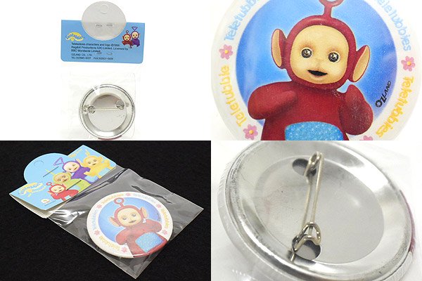 Teletubbies/テレタビーズ・Button Badge/缶バッチ・Po/ポー(小)・1996