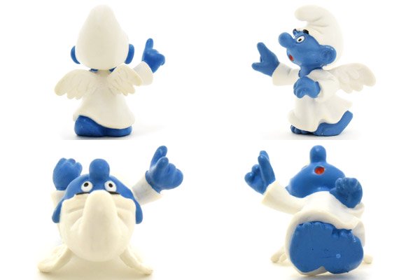 SMURFS/スマーフ・PVC Figure/フィギュア 「スマーフ・Little Angel/リトルエンジェル・天使」 20212 - KNot a  TOY/ノットアトイ