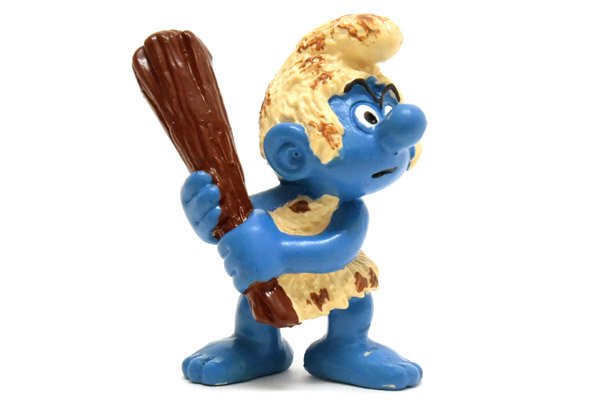 SMURFS/スマーフ・PVC Figure/フィギュア 「スマーフ・Caveman/ケイブマン・原始人」 20427 - KNot a  TOY/ノットアトイ