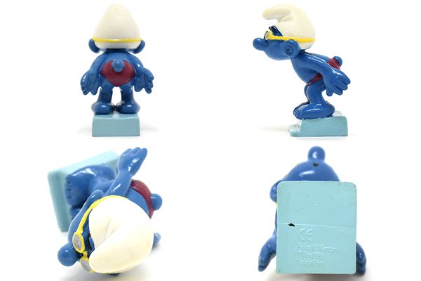 SMURFS/スマーフ・PVC Figure/フィギュア 「スマーフ・Sport Swimmer/スポーツスイマー・水泳選手・飛び込み」 20440  - KNot a TOY/ノットアトイ