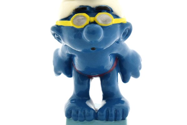 SMURFS/スマーフ・PVC Figure/フィギュア 「スマーフ・Sport Swimmer/スポーツスイマー・水泳選手・飛び込み」 20440  - KNot a TOY/ノットアトイ